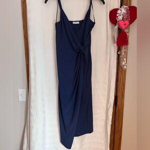 Socialite Navy Wrap Dress Size M